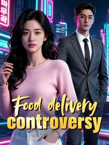 Food delivery controversy poster