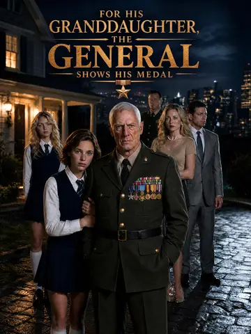 For His Granddaughter, The General Shows His Medal poster