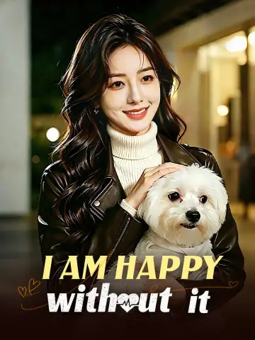 I am happy without it poster