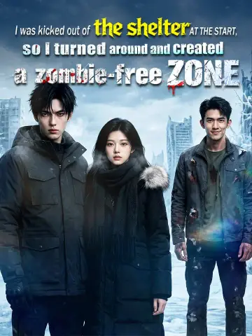 I was kicked out of the shelter at the start, so I turned around and created a zombie-free zone poster