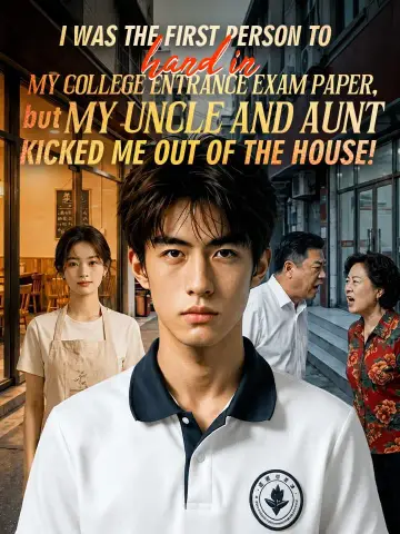 I was the first person to hand in my college entrance exam paper, but my uncle and aunt kicked me out of the house! poster