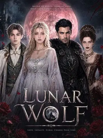 Lunar wolf poster