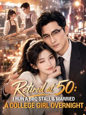 Retired at 50: I Run a BBQ Stall & Married a College Girl Overnight poster