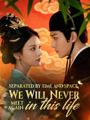 Separated by time and space, we will never meet again in this life poster